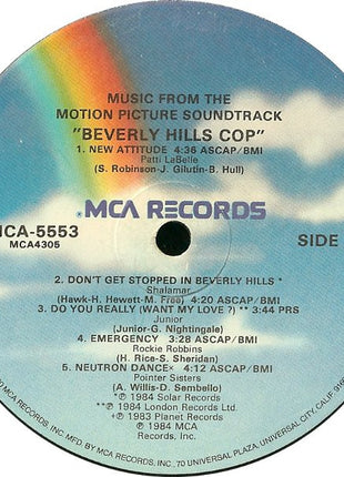 Various : Beverly Hills Cop (Music From The Motion Picture Soundtrack) (LP, Comp, Glo)