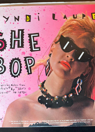 Cyndi Lauper : She Bop (7", M/Print, Styrene)