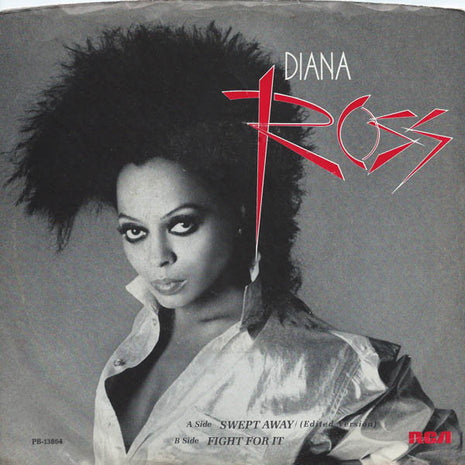 Diana Ross : Swept Away (7", Single, Styrene, Ind)
