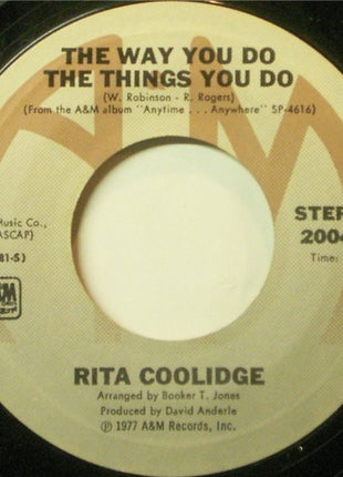 Rita Coolidge : The Way You Do The Things You Do (7", Styrene, Pit)