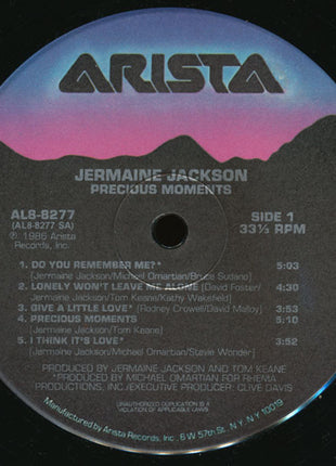 Jermaine Jackson : Precious Moments (LP, Album)