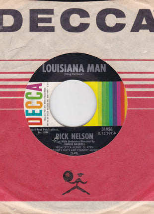 Ricky Nelson (2) : Louisiana Man / You Just Can't Quit (7")