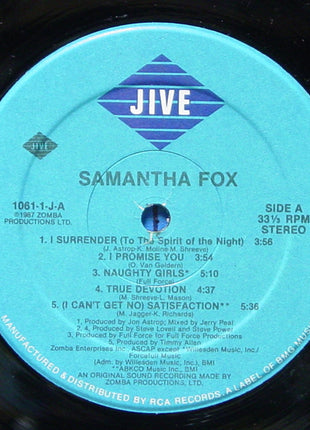 Samantha Fox : Samantha Fox (LP, Album)