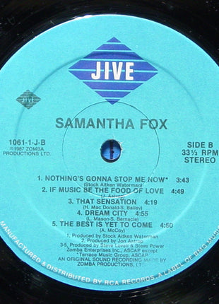 Samantha Fox : Samantha Fox (LP, Album)