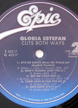 Gloria Estefan : Cuts Both Ways (LP, Album, Car)
