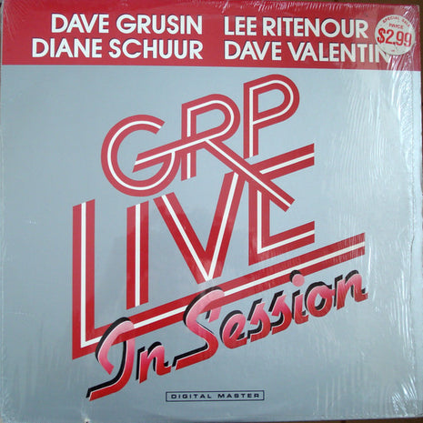 Dave Grusin, Lee Ritenour, Diane Schuur, Dave Valentin : GRP Live In Session (LP, Album, RE)
