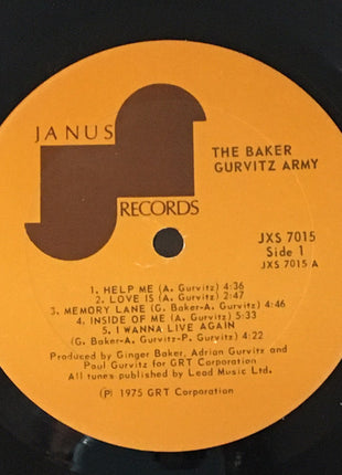 Baker Gurvitz Army : The Baker Gurvitz Army (LP, Album, PRC)