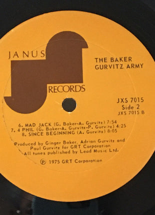 Baker Gurvitz Army : The Baker Gurvitz Army (LP, Album, PRC)