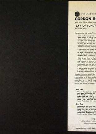 Gordon Bok : Bay Of Fundy (LP, Album)