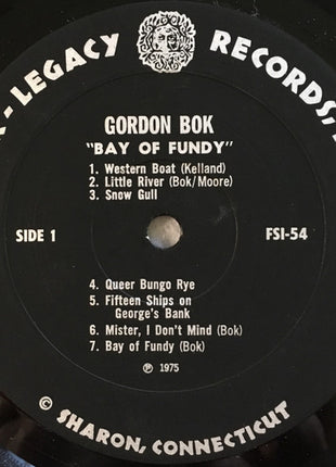 Gordon Bok : Bay Of Fundy (LP, Album)