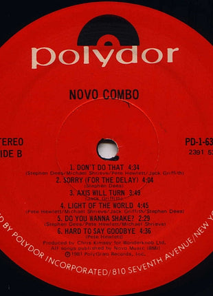 Novo Combo : Novo Combo (LP, Album, 18 )