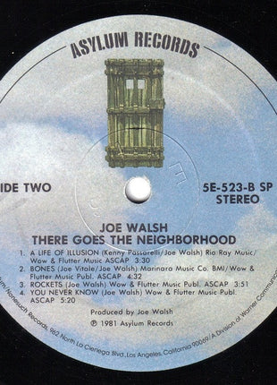 Joe Walsh : There Goes The Neighborhood (LP, Album, SP )