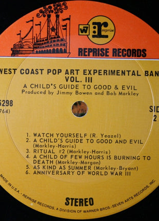 The West Coast Pop Art Experimental Band : Vol. 3 - A Child's Guide To Good & Evil (LP, Album, Ter)