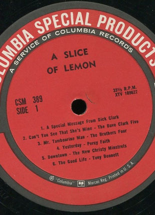 Various : A Slice Of Lemon (LP, Comp, Mono, Ltd)