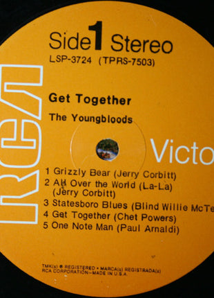 The Youngbloods : Get Together "The Youngbloods First Album" (LP, Album, RE, Ind)