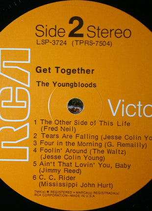 The Youngbloods : Get Together "The Youngbloods First Album" (LP, Album, RE, Ind)
