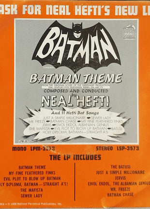 Neal Hefti : Batman Theme / Batman Chase (7", Single, Roc)