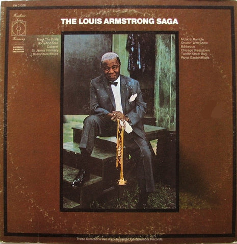 Louis Armstrong : The Louis Armstrong Saga (LP, Comp, Pit)