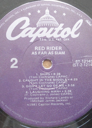 Red Rider : As Far As Siam (LP, Album, Jac)