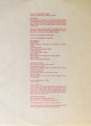 Red Rider : As Far As Siam (LP, Album, Jac)