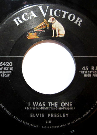 Elvis Presley : Heartbreak Hotel / I Was The One (7", Single, Roc)