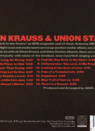 Alison Krauss & Union Station : So Long So Wrong (CD, Album)