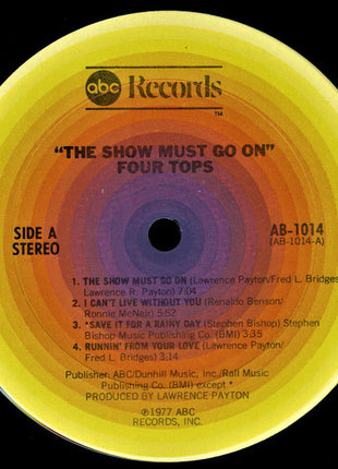 Four Tops : The Show Must Go On (LP, Album, Pit)