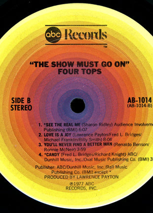 Four Tops : The Show Must Go On (LP, Album, Pit)