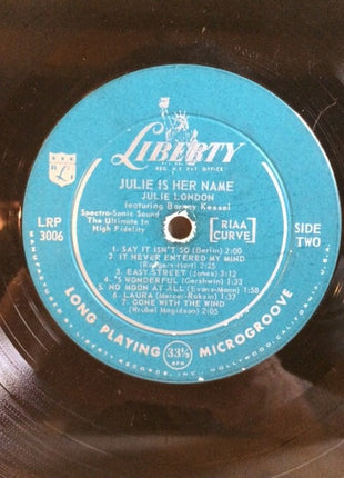 Julie London : Julie Is Her Name (LP, Album, Mono, RP)