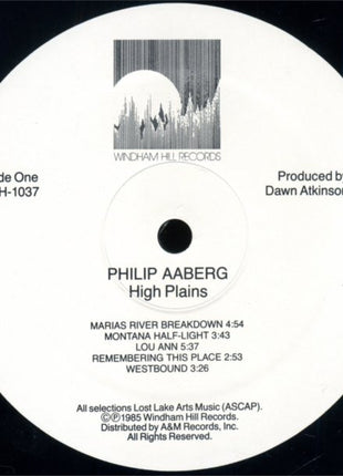 Philip Aaberg : High Plains (LP, Album, EMW)