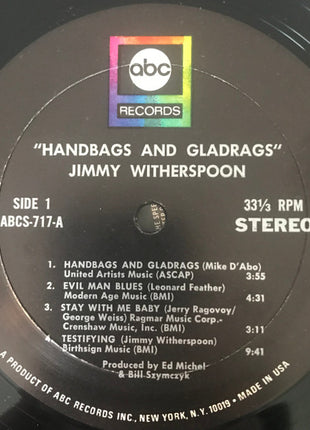 Jimmy Witherspoon : Handbags And Gladrags (LP)