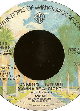 Rod Stewart : Tonight's The Night (Gonna Be Alright) (7", Jac)