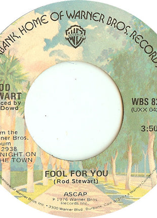 Rod Stewart : Tonight's The Night (Gonna Be Alright) (7", Jac)