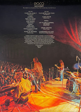 Poco (3) : Deliverin' (LP, Album, Pit)