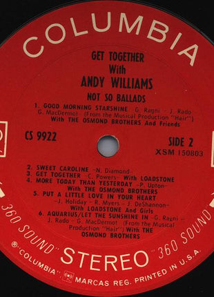 Andy Williams : Get Together With Andy Williams (LP, Album, San)