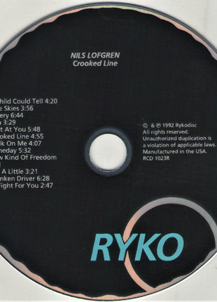 Nils Lofgren : Crooked Line (CD, Album)