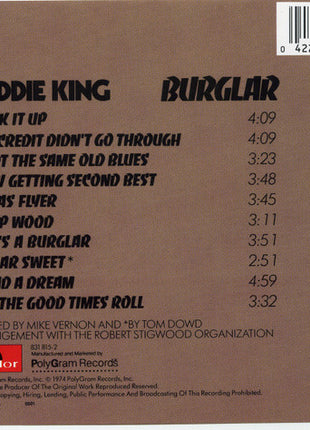 Freddie King : Burglar (CD, Album, RE)