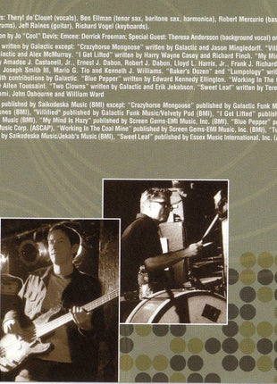 Galactic : We Love 'Em Tonight (Live At Tipitina's) (CD, Album)