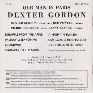 Dexter Gordon : Our Man In Paris (CD, Album, Jap)