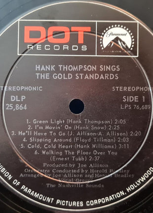 Hank Thompson : Hank Thompson Sings The Gold Standards (LP, Album, Ind)