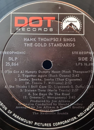 Hank Thompson : Hank Thompson Sings The Gold Standards (LP, Album, Ind)