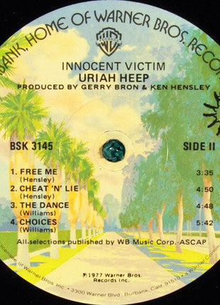 Uriah Heep : Innocent Victim (LP, Album, Win)