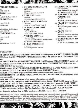 Screamin' Jay Hawkins : Voodoo Jive: The Best Of Screamin' Jay Hawkins (CD, Comp, RM)