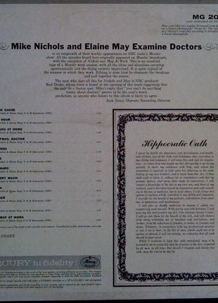 Mike Nichols & Elaine May : Examine Doctors (LP, Album, Mono)