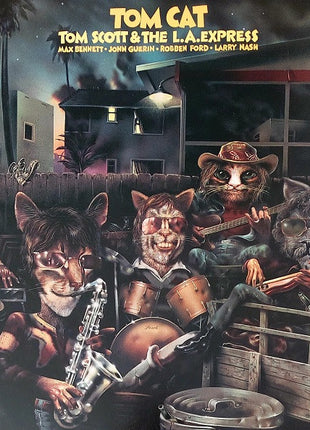 Tom Scott & The L.A. Express : Tom Cat (LP, Album, RE, Pit)