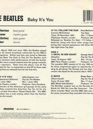 The Beatles : Baby It's You (7", EP, Mono)