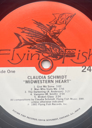 Claudia Schmidt : Midwestern Heart (LP, Album, PRC)