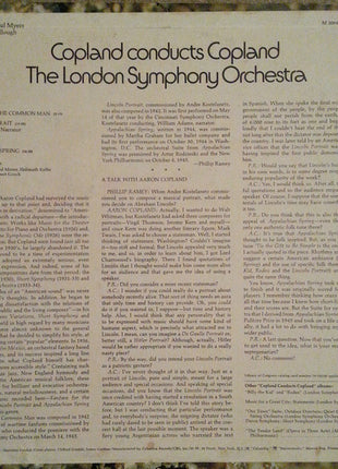 Copland* - The London Symphony Orchestra* : Copland Conducts Copland (LP, Album, Ter)