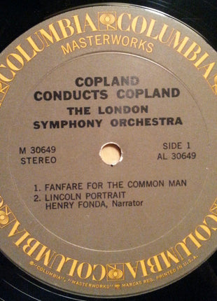 Copland* - The London Symphony Orchestra* : Copland Conducts Copland (LP, Album, Ter)