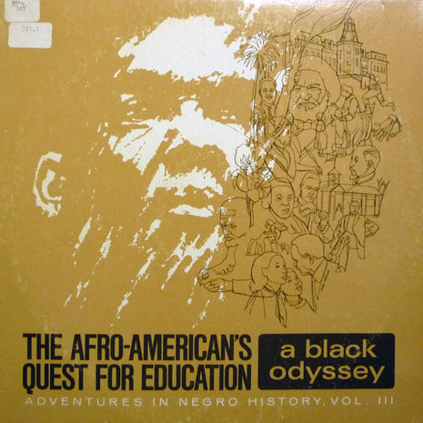 Elsie M. Lewis : The Afro-American's Quest For Education: A Black Odyssey Adventures In Negro History, Vol. III (LP, Mono)